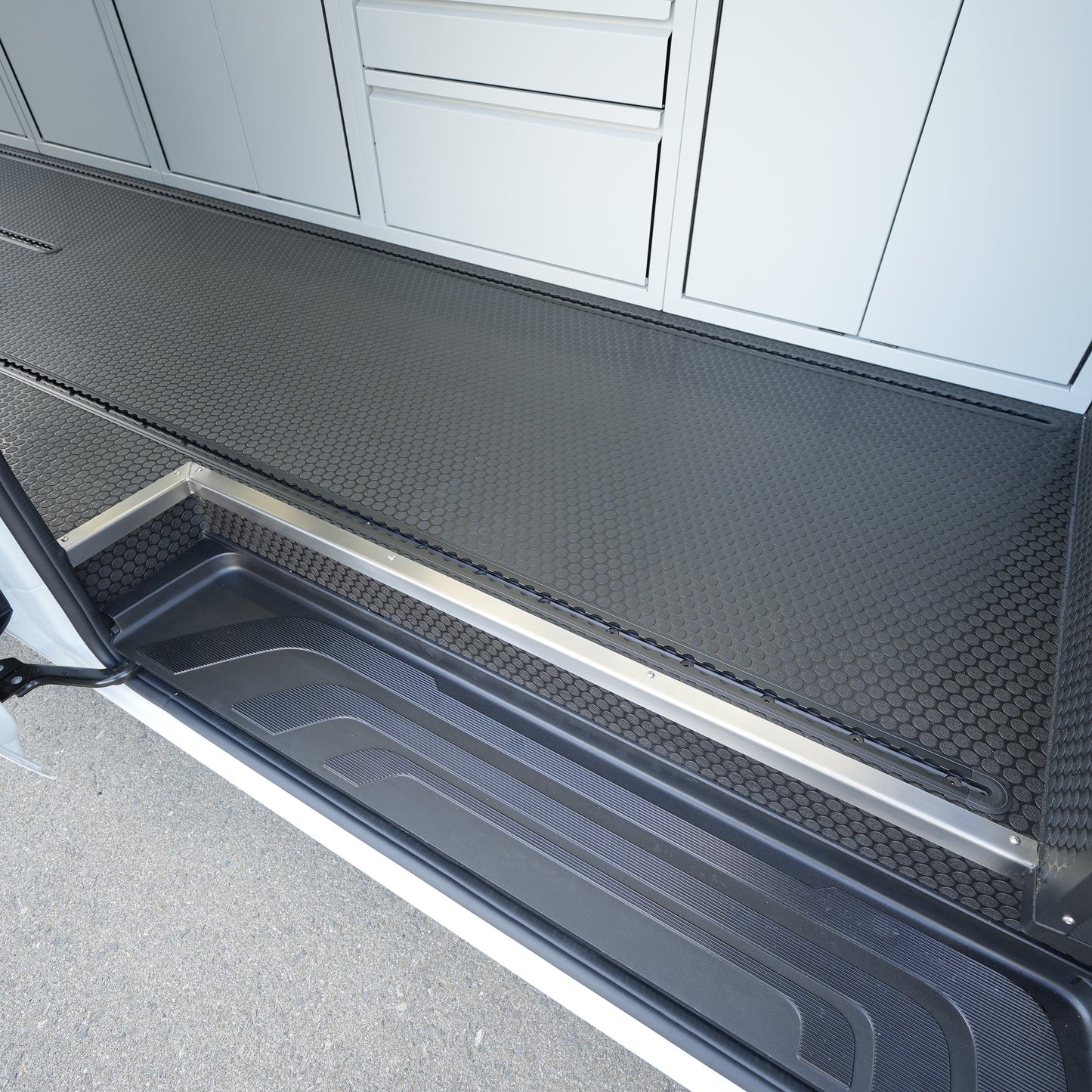 07+ Sprinter Van Sliding Door Step Entry Trim - Fits W/ Upgraded 3/4" Sub Floor
