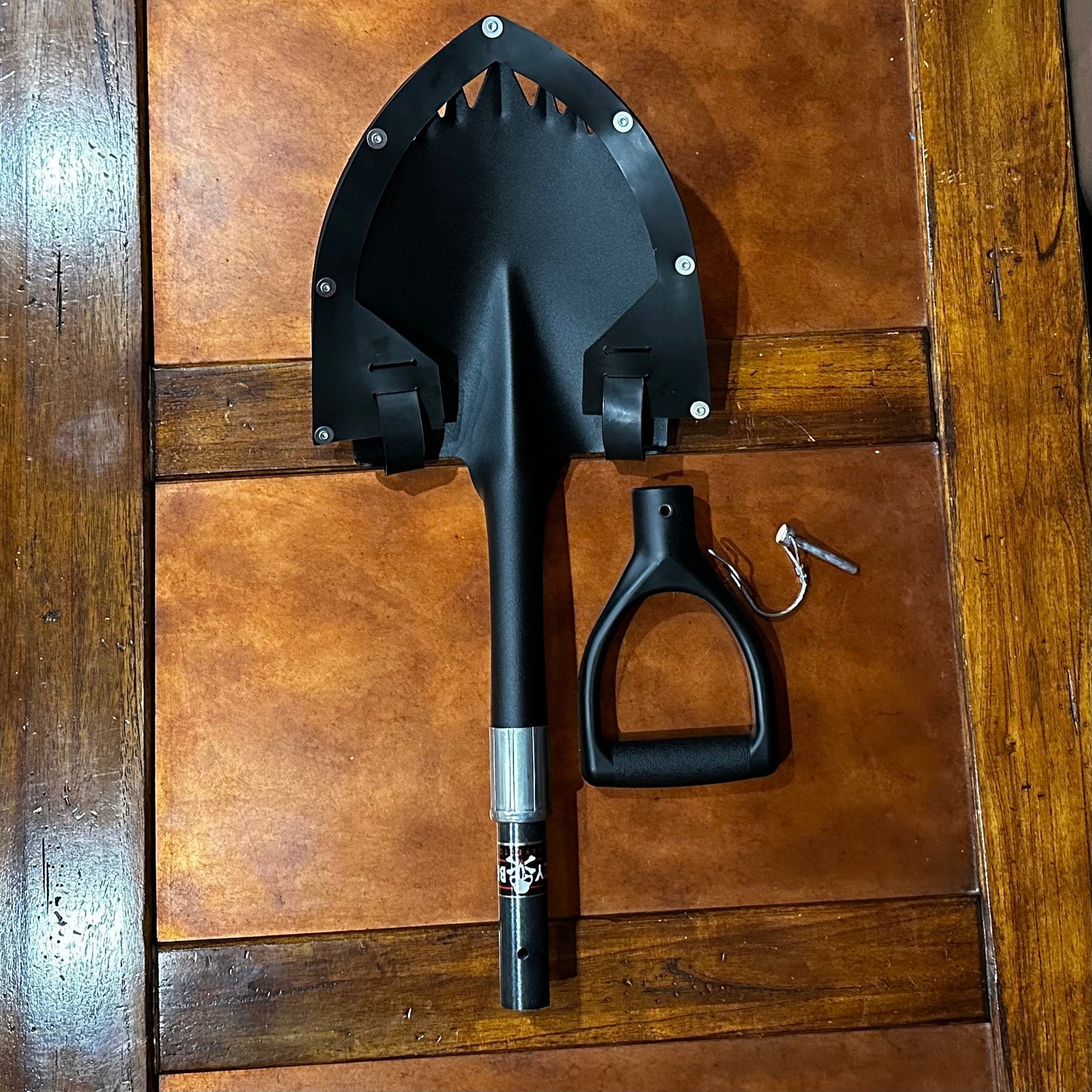 Krazy Beaver Mini Shovel with guard (Textured Black Head / Black Handle # 45641)