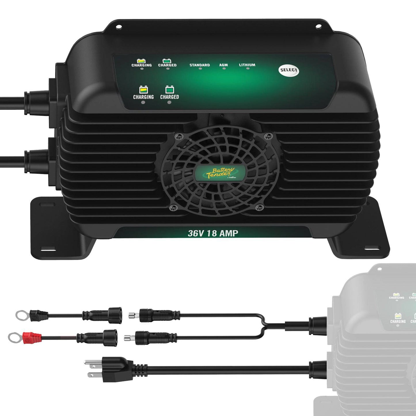 PowerPlus 36V 18 AMP On-Board Battery Charger and Maintainer