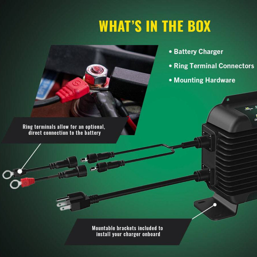 PowerPlus 36V 18 AMP On-Board Battery Charger and Maintainer